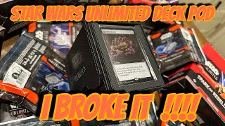 THE BEST MTG COMMANDER DECK BOX? The Star Wars Unlimited Deck \