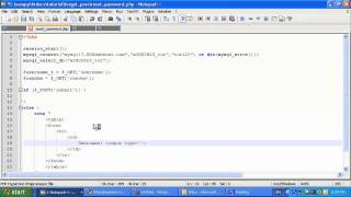 PHP Tutorials : Forgot Password Script Part 4