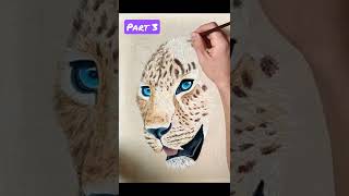 how to paint a leopard? #oil_painting #paint #leopard