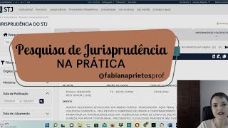 Como pesquisar jurisprudência no STJ