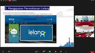 Tata Cara permohonan lelang secara online TA 2023