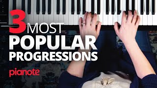 The Three Most Popular Chord Progressions (Full Piano Lesson)