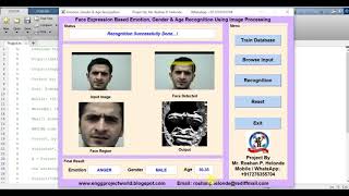 Facial Expression Emotion Gender and Age Recognition Using Matlab Source Code