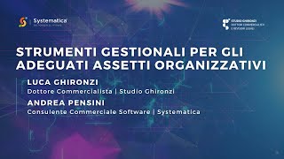 Webinar - Strumenti gestionali per adeguati assetti organizzativi - Systematica e Studio Ghironzi