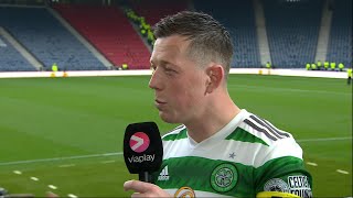 Celtic's Callum McGregor gives in-depth interview after derby win in Scottish Cup Semi-Final