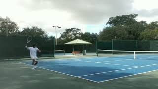 EMH v. Former Atp Tennis Pro-Maxsy J.(Venezuela)- Tennis Practice