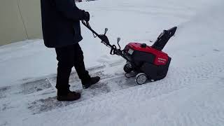 Honda Snow blower HS720 Demo