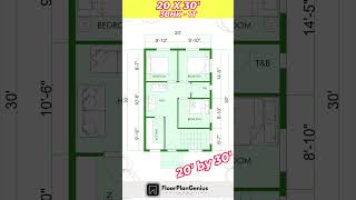 Three bedroom house plan Low budget building design simple home design floor plan