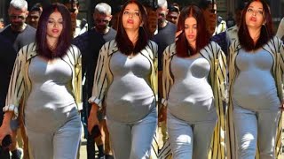 Aishwarya Rai 2nd Time PREGNANT Videos Viral from Mumbai Airport, aishwarya rai pregnant again