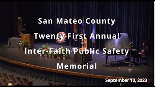 2023 Public Safety Memorial San Mateo County
