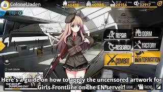 Girls Frontline: How to Install Uncensored Patch for EN server!