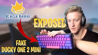 TFUES KEYBOARD IS FAKE? CASEKING sells fakes (EXPOSED??) PROs shocked about FAKE Ducky One 2 Minis