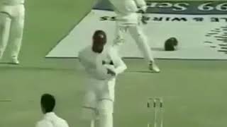Courtney Walsh leaving the ball