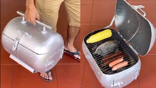 how to make your own wood stove from a gas cylinder is very useful #154