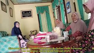 Silaturahmi ke Bu Hj HARTINIWATI \u0026 Bu Hj Rahmad Umroh tgl 20 Februari 2025 Channel Mbah Anam PWRI