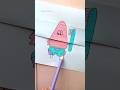 SpongeBob’s friend, Patrick #shorts #drawing #spongebob #patrick #diyideas #papercraft #viralvideo