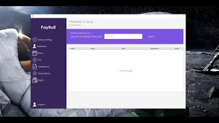 Java Netbeans UI Design || PayRoll Dashboard