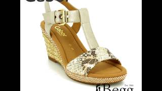 Gabor Karen 62.824.21 Beige multi sandals