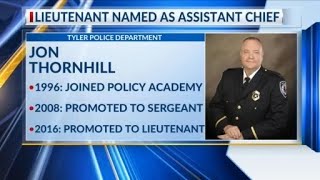 Jon Thornhill named assistant chief after 30 years at Tyler PD