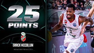 Errick McCollum (25 PTS | 25 EFF) | Player Highlights | KSK v BREO | #BasketballCL 2023-24