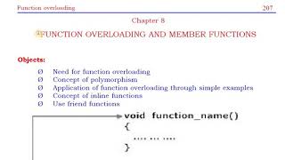 PUC-2 CH-8 Function Overloading
