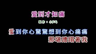 (演唱版)黃乙玲-愛到才知痛(DIY卡拉OK字幕)