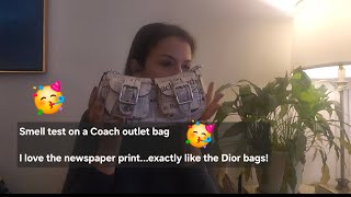 Newspaper Print bag like Dior! | 🎂 🎁