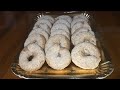 Wine donuts with wholemeal flour without eggs