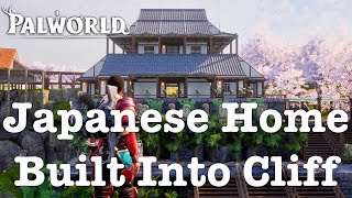 PALWORLD Japanese Home Built Into Cliff / New Base / Speed Build Video / Feybreak Update