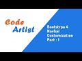 Bootstrap 4 Navbar Customization Part 1
