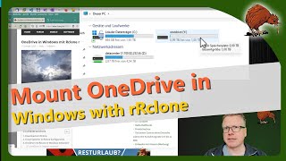Mount OneDrive in Windows as drive with Rclone