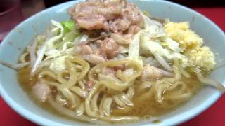 Sakuradai Ramen Jiro - Small, Less Noodles, Less Veggies, Garlic and Lard