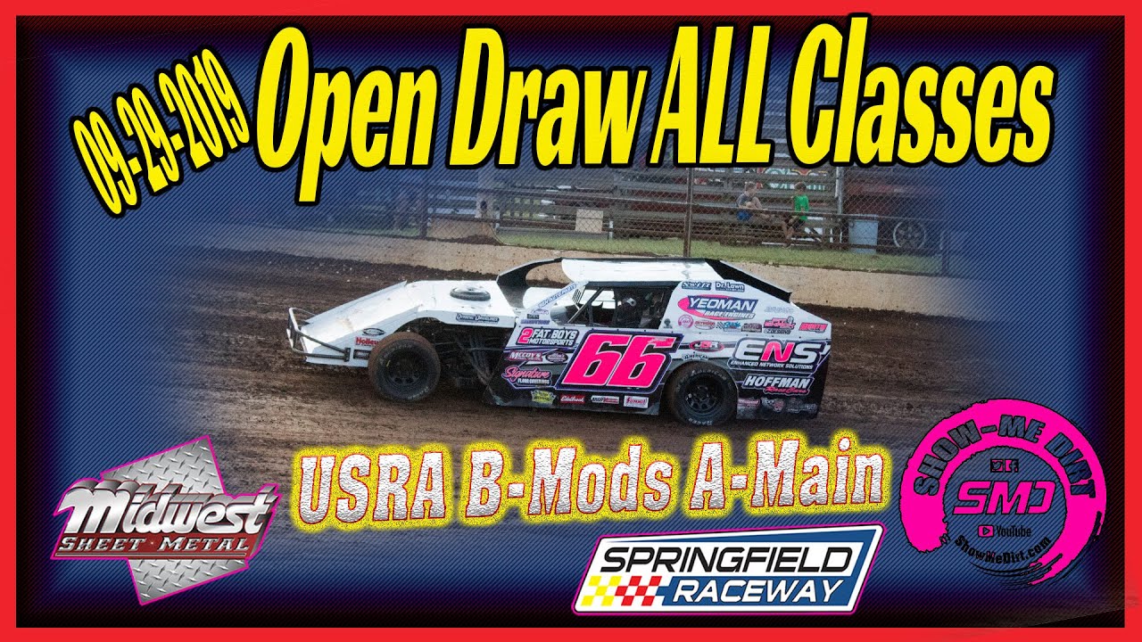 USRA B Modified Racing A-Main S03 E500 09 29 2019 Springfield Raceway ...