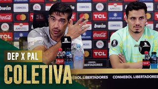 COLETIVA ABEL E VEIGA | DEP. PEREIRA-COL 0 X 4 PALMEIRAS | CONMEBOL LIBERTADORES 2023