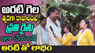 అరటి గెల త్వరగా రావాలంటే | Banana cultivation #teluguraithubadi