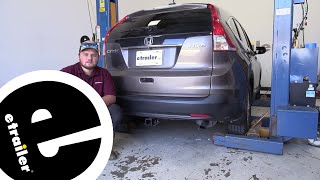 etrailer | 2014 Honda CR-V EcoHitch Hidden Trailer Hitch Receiver: Complete Installation