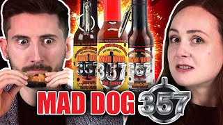 Irish People Try Mad Dog 357 Hot Sauces