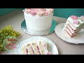 receta pastel blanco white cake eventos especiales