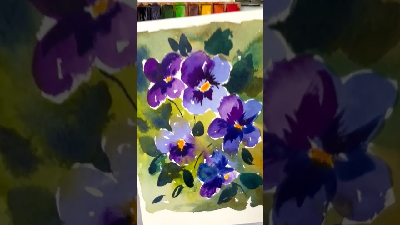 Watercolor Flowers Diane Antone Studio