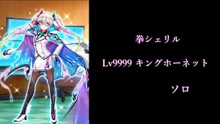 [白猫プロジェクト] 拳シェリル　Lv9999 キングホーネット　ソロ