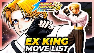 EX KING MOVE LIST - The King of Fighters '98 Ultimate Match Final Edition (KOF98UMFE)