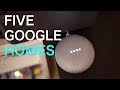 How Do A House FULL of Google Homes Interact? My Experiences