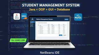 Student Management System in Java | Complete Source Code | OOP + GUI + Database