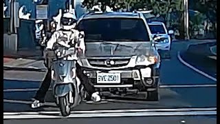 【車禍影片】跟這麼近，是有獎金嗎？（2024.09.15 台中市龍井區向上路五段