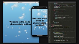 HTML & CSS Tutorial: Create an Amazing Photorealistic Bubbles Animated Background!