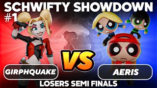 Schwifty Showdown top 8 Aeris (Powerpuff Girls) vs Girphquake (Harley Quinn) MultiVersus