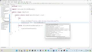 jdbc first program(connect java program to oracle database)