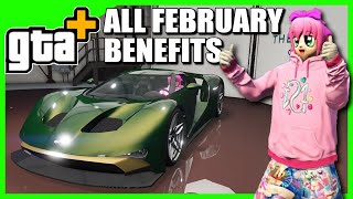 February Benefits GTA+ Members, Free Items \u0026 Discounts | GTA 5 Online