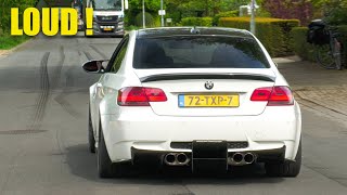 BMW M3 E92 Mosselman with STRAIGHT PIPE! LOUD Revs and Accelerations!