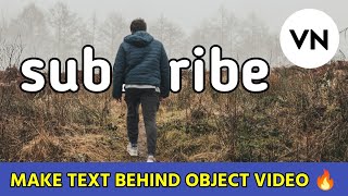 text behind object vn editor | text behind video | #vn
